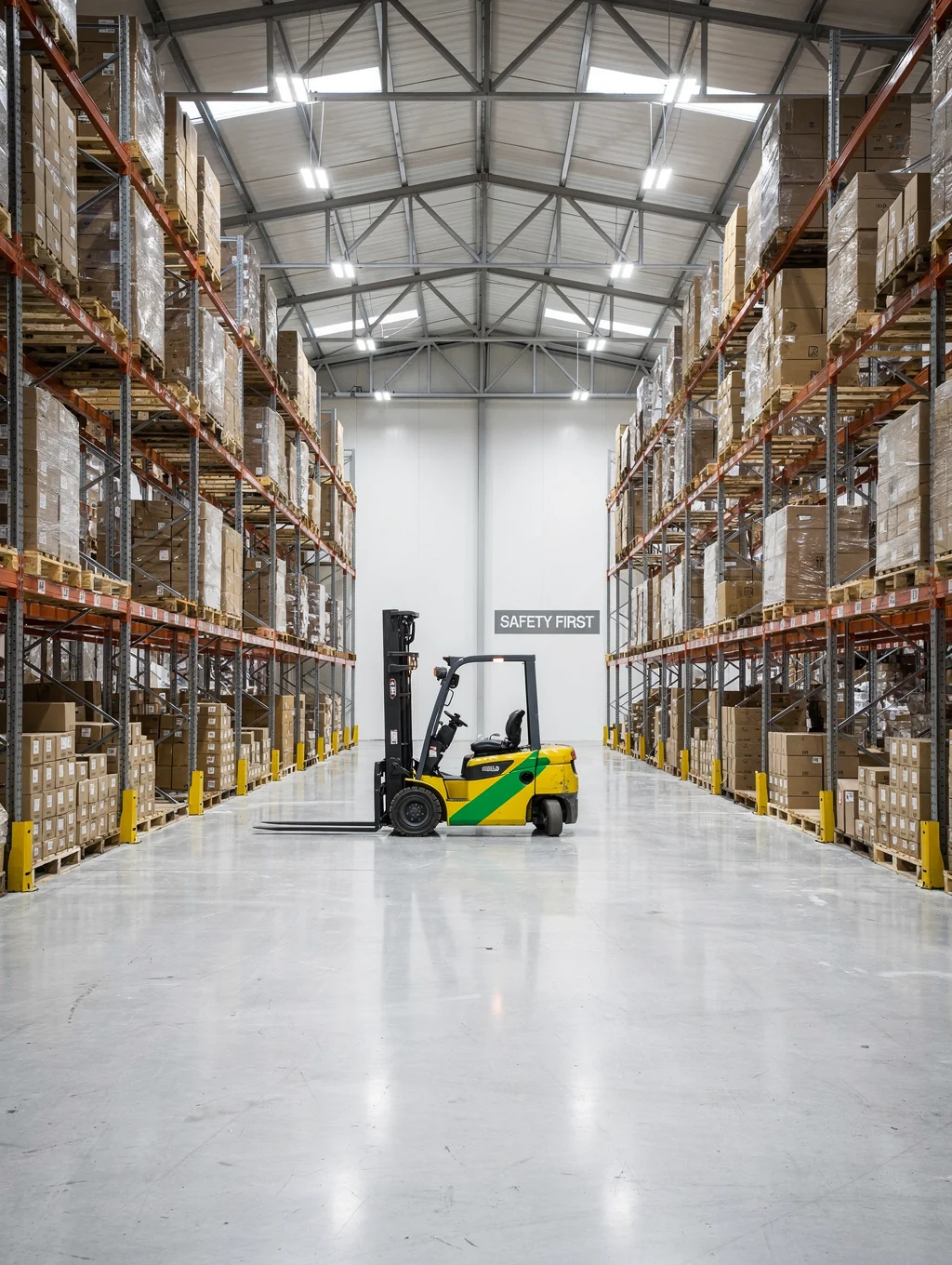 Warehouse storage of wholesale camping equipment